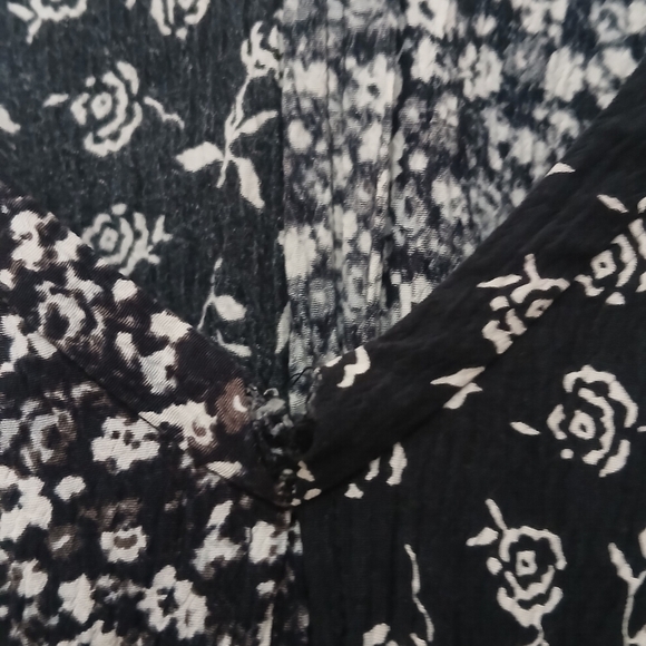 Rag & Bone Londar Asymetrical Floral Patchwork Dress Size Large - Picture 6 of 7